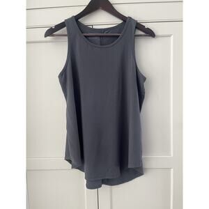 Paper label tencel tank top women’s Sz. L grey